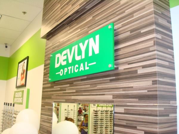 indoor acrylic display sign